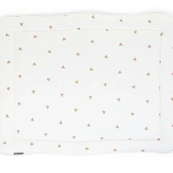 Tapis de parc Jersey coeurs dorés (75 x 95 cm)|Childhome Online