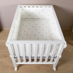 Tapis de parc Jersey coeurs dorés (75 x 95 cm)|Childhome Online