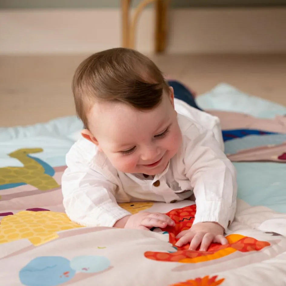 Tapis de parc réversible Les Amis Dinos|Little Big Friends