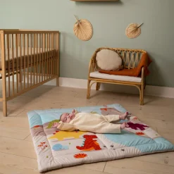 Tapis de parc réversible Les Amis Dinos|Little Big Friends