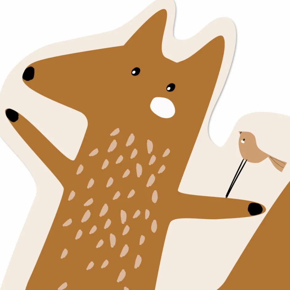 Charlie et Suzie Tapis de sol Edgar le renard