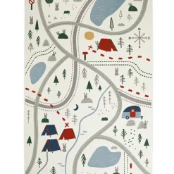 New Nattiot Tapis d'extérieur Little Camper (123 x 180 cm)