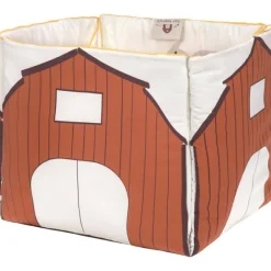 Tapis d´éveil 2 en 1 en coton bio Tiny Farmer (120 x 120 cm)|Lässig New