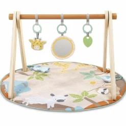 New Ingenuity Tapis d'éveil avec arche en bois Tanner