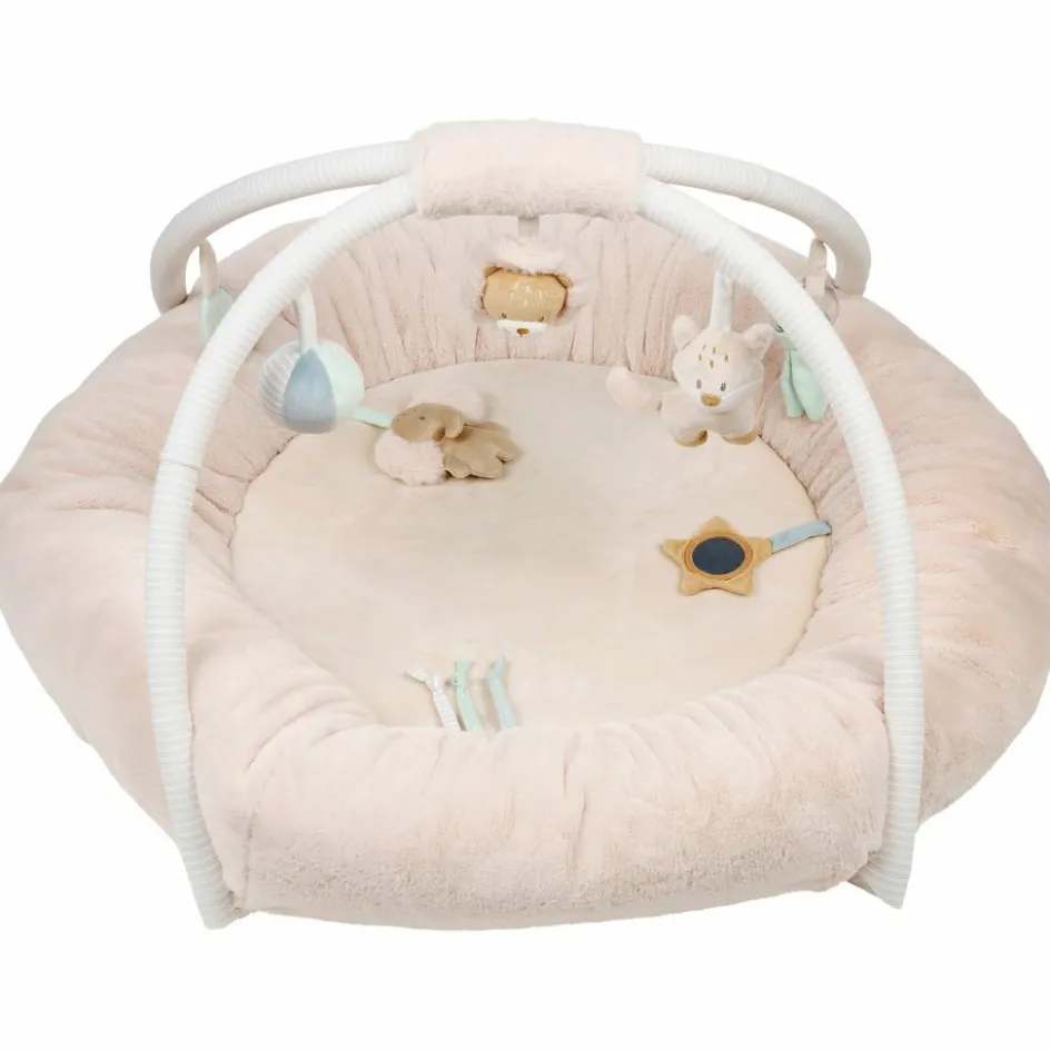 Hot Nattou Tapis d'éveil avec arches Ernest, Flo et Oli (90 cm)