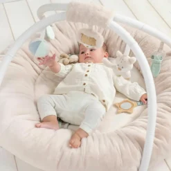 Hot Nattou Tapis d'éveil avec arches Ernest, Flo et Oli (90 cm)