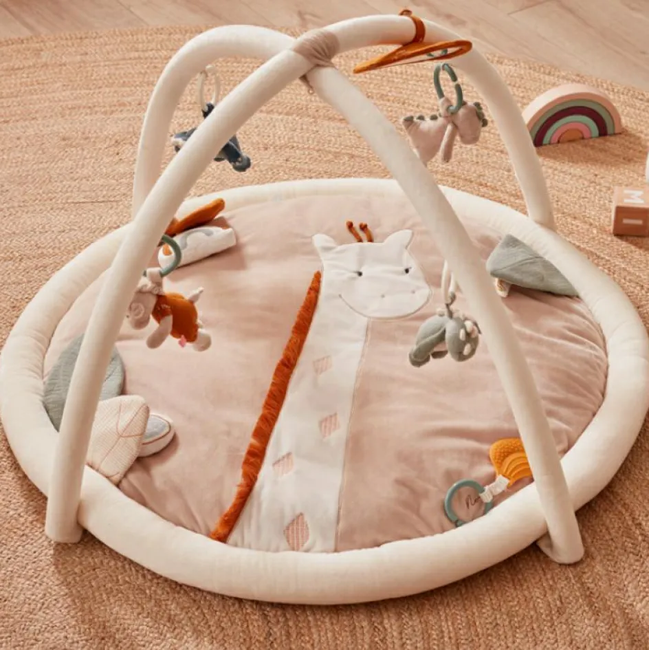 Tapis d'éveil avec arches Tiga la girafe TSO|Noukie's Discount