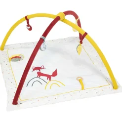 Clearance Trois Kilos Sept Tapis d'éveil Cache-cache en forêt (100 x 100 cm)