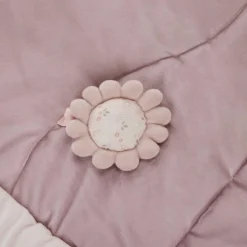 Tapis d'éveil ouatiné soft boa avec arche de jeux rose|Combelle Hot