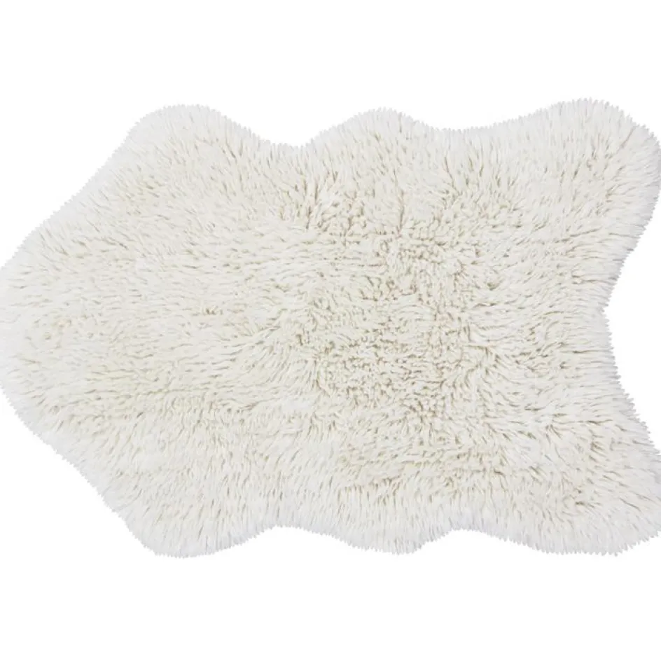 Clearance Lorena Canals Tapis en laine Woolly Sheep blanc (110 x 75 cm)