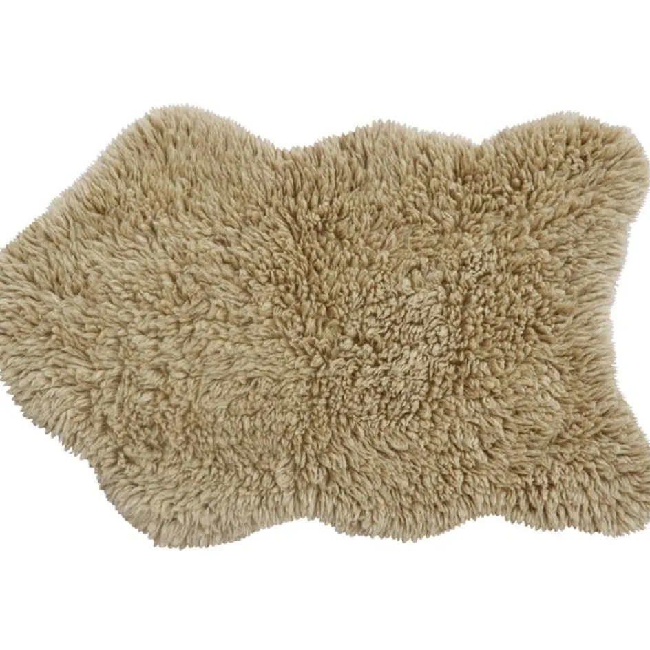 Tapis en laine Woolly Sheep beige (110 x 75 cm)|Lorena Canals Hot