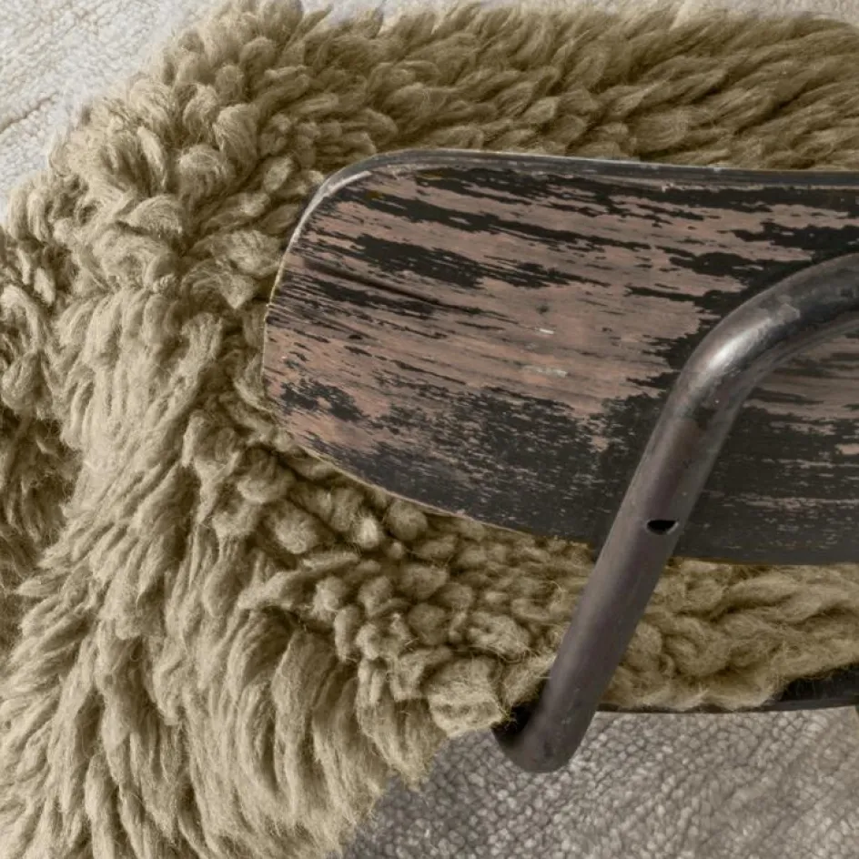 Tapis en laine Woolly Sheep beige (110 x 75 cm)|Lorena Canals Hot