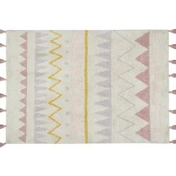 Hot Lorena Canals Tapis lavable azteca naturel vintage nude (120 x 160 cm)