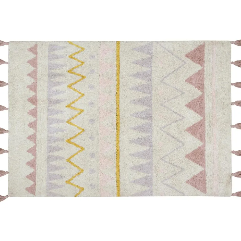 Hot Lorena Canals Tapis lavable azteca naturel vintage nude (120 x 160 cm)