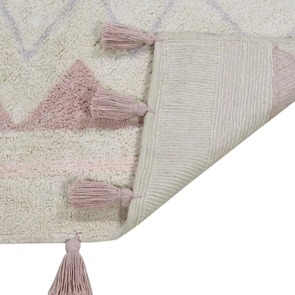 Hot Lorena Canals Tapis lavable azteca naturel vintage nude (120 x 160 cm)