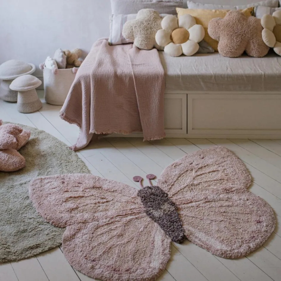 Outlet Lorena Canals Tapis lavable Baby Butterfly (90 x 120 cm)