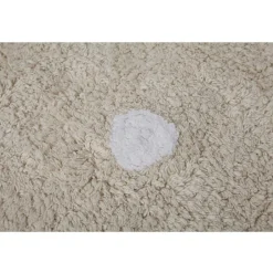 Tapis lavable biscuit beige à pois (120 x 160 cm)|Lorena Canals Outlet
