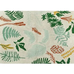 Tapis lavable Botanic Plants sur fond écru (140 x 200 cm)|Lorena Canals Clearance