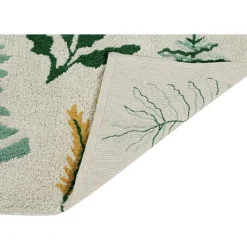 Tapis lavable Botanic Plants sur fond écru (140 x 200 cm)|Lorena Canals Clearance