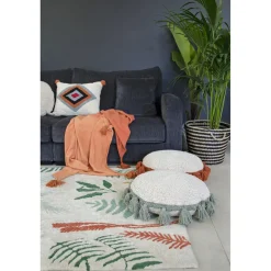 Tapis lavable Botanic Plants sur fond écru (140 x 200 cm)|Lorena Canals Clearance