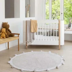 Hot Lorena Canals Tapis lavable Bubbly Light gris (120 cm)