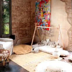 Tapis lavable Bubbly natural miel (120 cm)|Lorena Canals Hot