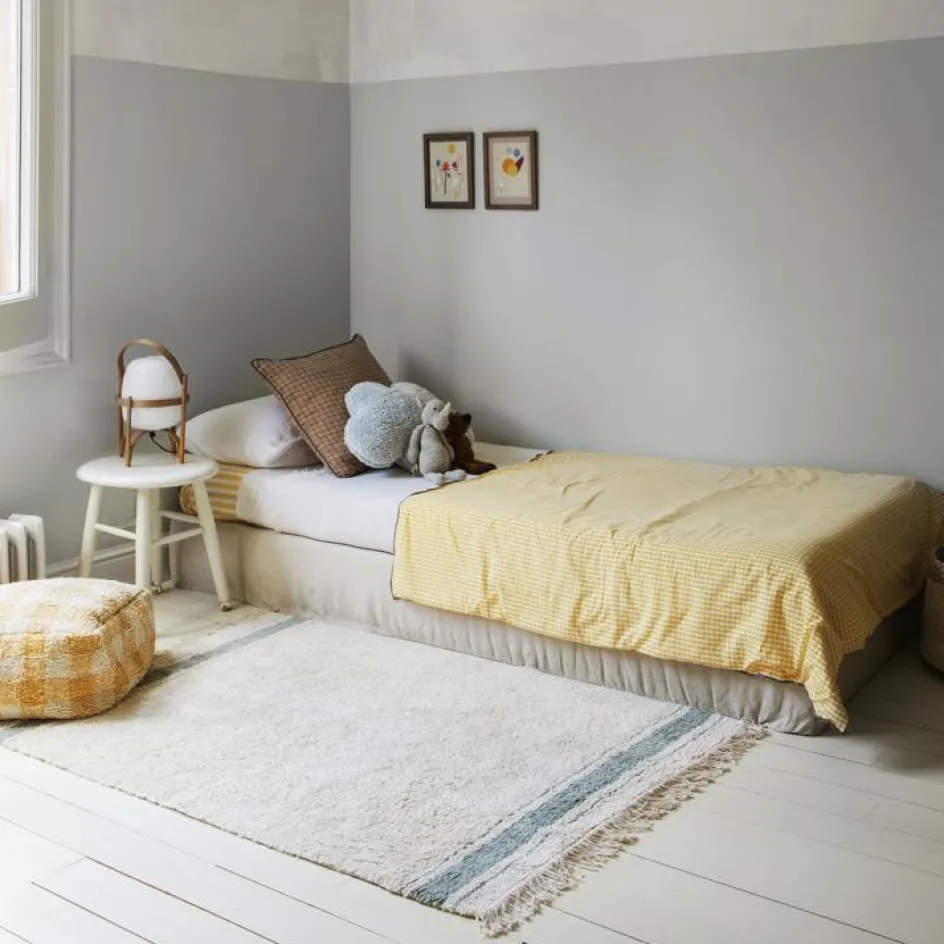 Tapis lavable Gastronome bleu vintage (90 x 130 cm)|Lorena Canals