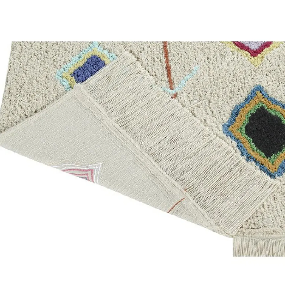 Tapis lavable Kaarol sur fond écru (140 x 200 cm)|Lorena Canals Hot