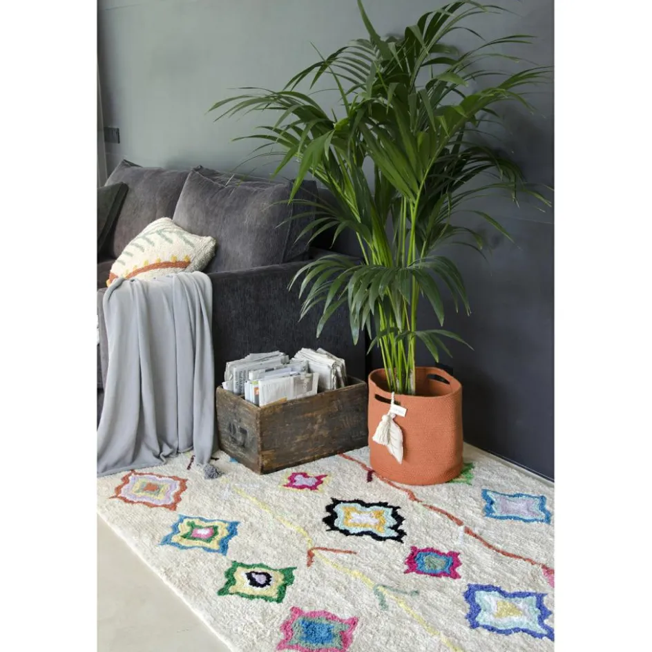 Tapis lavable Kaarol sur fond écru (140 x 200 cm)|Lorena Canals Hot