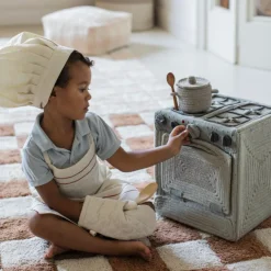 Tapis lavable Kitchen Tiles caramel (120 x 160 cm)|Lorena Canals Hot