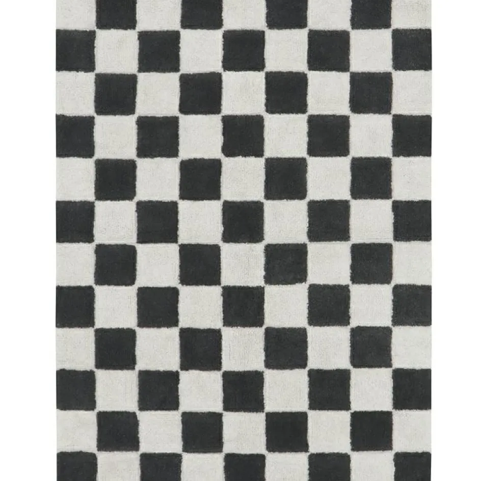 Tapis lavable Kitchen Tiles gris foncé (120 x 160 cm)|Lorena Canals Online