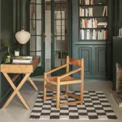 Tapis lavable Kitchen Tiles gris foncé (120 x 160 cm)|Lorena Canals Online