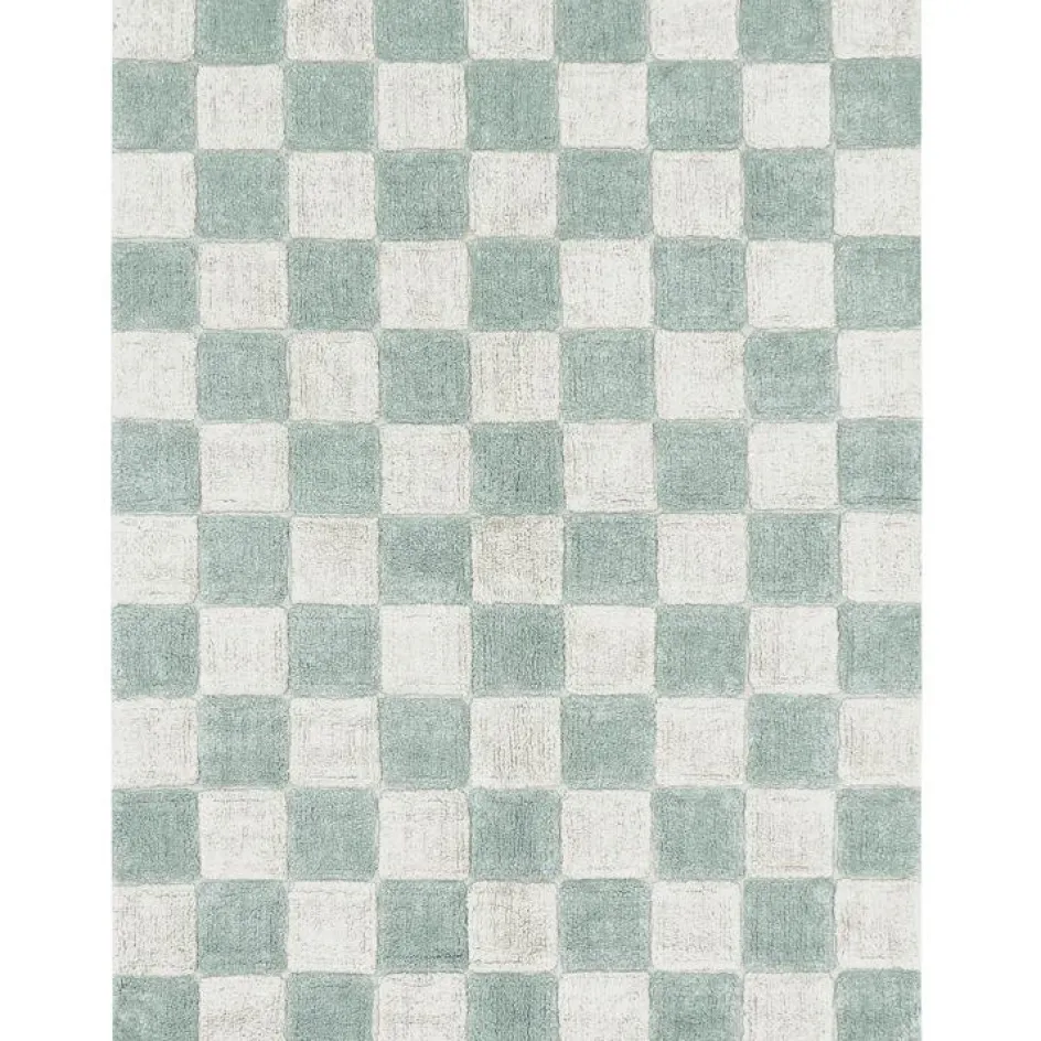 Lorena Canals Tapis lavable Kitchen Tiles bleu-vert (120 x 160 cm)