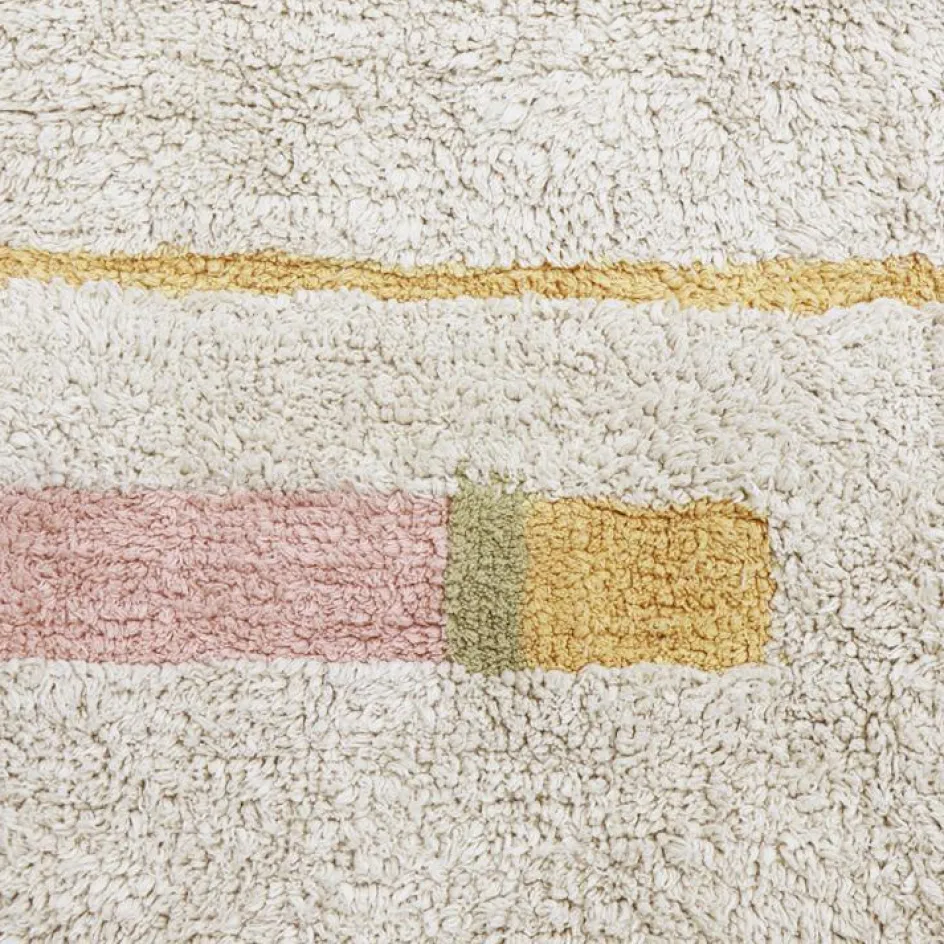 Tapis lavable Lanes vintage nude (90 x 130 cm)|Lorena Canals Hot