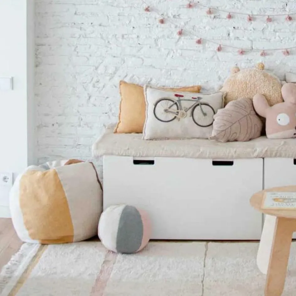 Tapis lavable Lanes vintage nude (90 x 130 cm)|Lorena Canals Hot