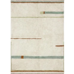 Online Lorena Canals Tapis lavable Lanes vintage blue (140 x 200 cm)