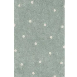 Best Lorena Canals Tapis lavable Mini Dot Blue Sage (100 x 150 cm)