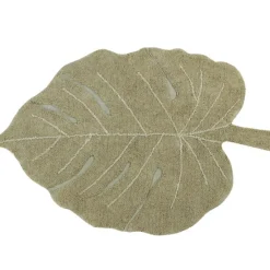 Online Lorena Canals Tapis lavable Monstera olive (120 x 180 cm)
