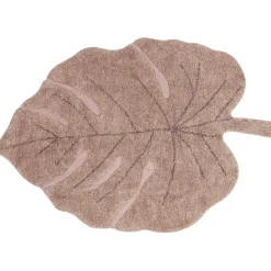 Hot Lorena Canals Tapis lavable Monstera Vintage Nude (180 x 120 cm)