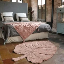 Hot Lorena Canals Tapis lavable Monstera Vintage Nude (180 x 120 cm)