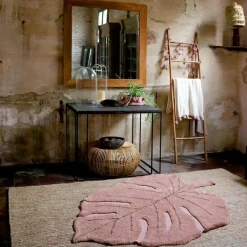 Hot Lorena Canals Tapis lavable Monstera Vintage Nude (180 x 120 cm)