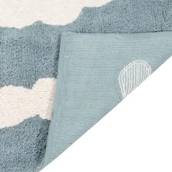 Tapis lavable nuages vintage bleu (120 x 160 cm)|Lorena Canals Discount