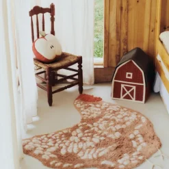 Outlet Lorena Canals Tapis lavable Poulet (100 cm)