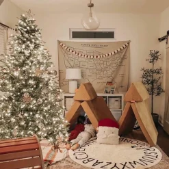 Tapis lavable rond abc naturel noir (diamètre 150 cm)|Lorena Canals New