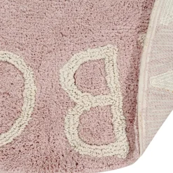 Lorena Canals Tapis lavable rond ABC vintage nude (150 cm)