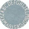 Tapis lavable rond ABC vintage bleu (150 cm)|Lorena Canals Discount