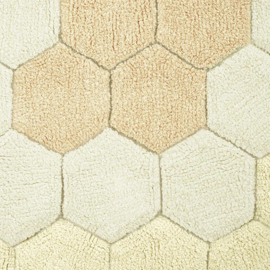 Tapis lavable rond Honeycomb Golden (140 cm)|Lorena Canals Discount