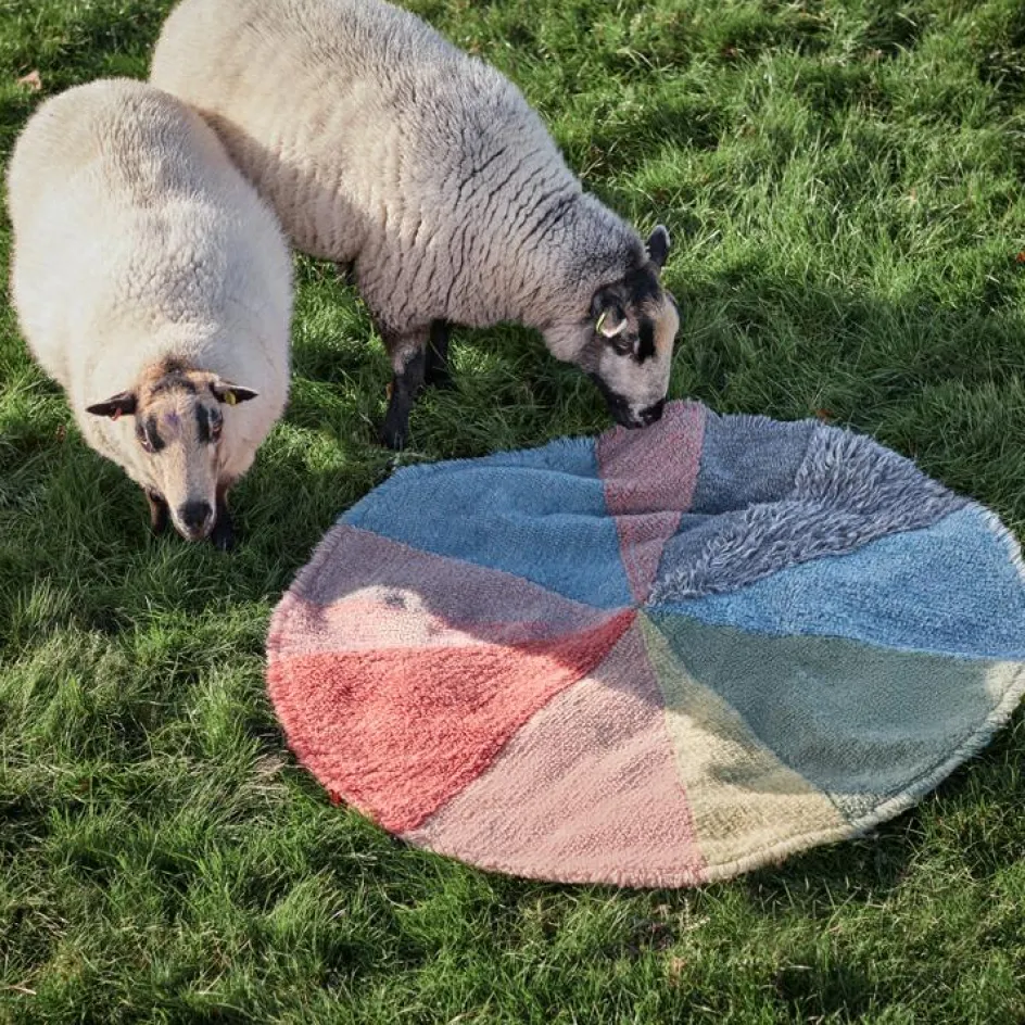 Tapis lavable rond Pie Chart Donna Wilson (120 cm)|Lorena Canals Sale