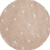 Tapis lavable Round Dot Rose (140 cm)|Lorena Canals Clearance