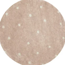 Tapis lavable Round Dot Rose (140 cm)|Lorena Canals Clearance